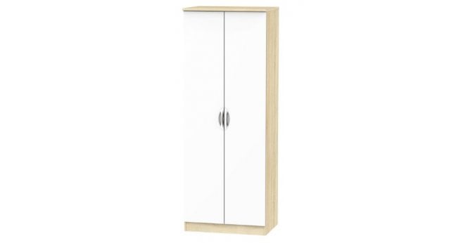 Welcome Camden Tall 2ft6in Double Hanging Wardrobe