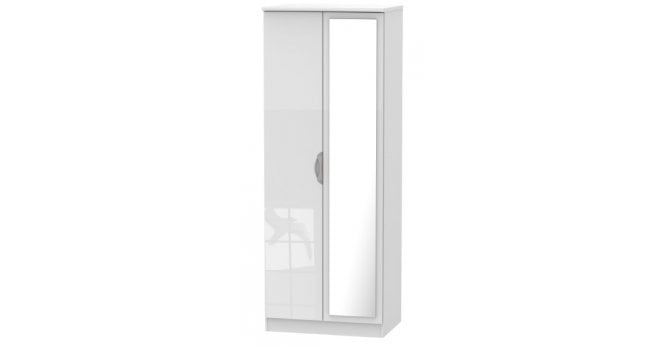 Welcome Camden Tall 2ft6in Mirror Wardrobe
