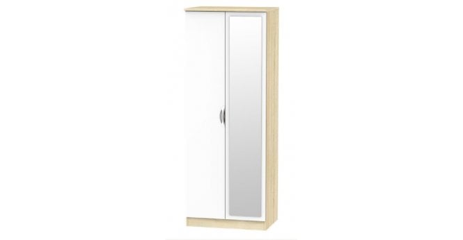 Welcome Camden Tall 2ft6in Mirror Wardrobe