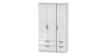 Camden  Tall Triple 2 Drawer + Drawer Wardrobe