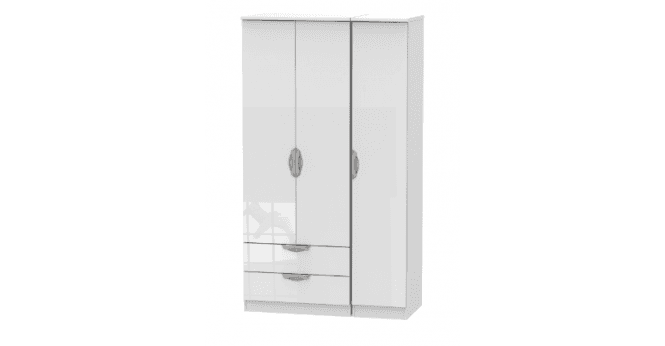 Welcome Camden Tall Triple 2 Drawer Wardrobe