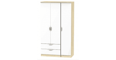Camden Tall Triple 2 Drawer Wardrobe