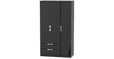 Camden Tall Triple 2 Drawer Wardrobe