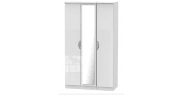 Camden Tall Triple Mirror Wardrobe
