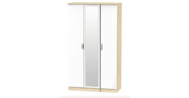 Camden Tall Triple Mirror Wardrobe