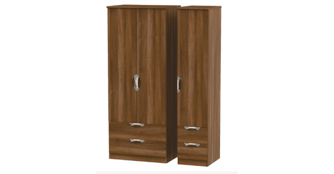 Welcome Camden Triple 2 Drawer + Drawer Wardrobe