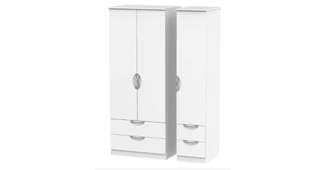 Welcome Camden Triple 2 Drawer + Drawer Wardrobe
