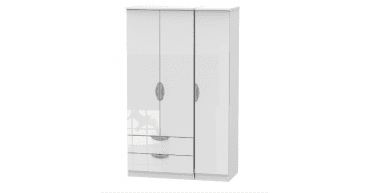 Camden Triple 2 Drawer Wardrobe