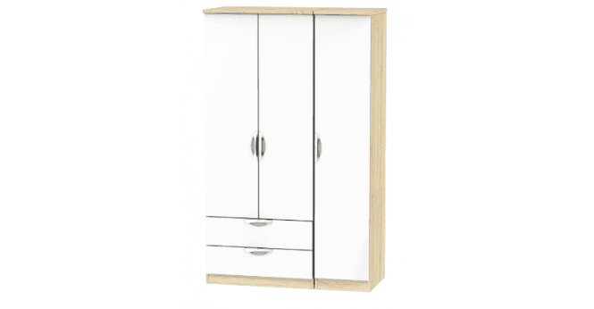 Welcome Camden Triple 2 Drawer Wardrobe