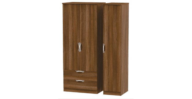 Welcome Camden Triple 2 Drawer Wardrobe