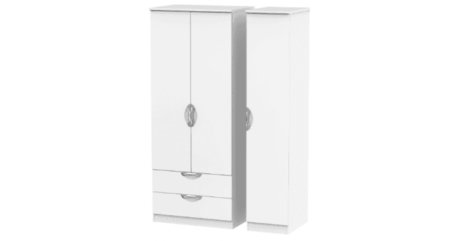 Welcome Camden Triple 2 Drawer Wardrobe
