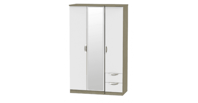 Welcome Camden Triple Mirror + Drawer Wardrobe