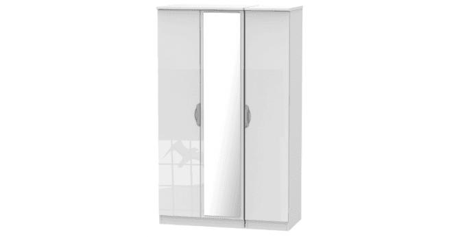 Welcome Camden Triple Mirror Wardrobe