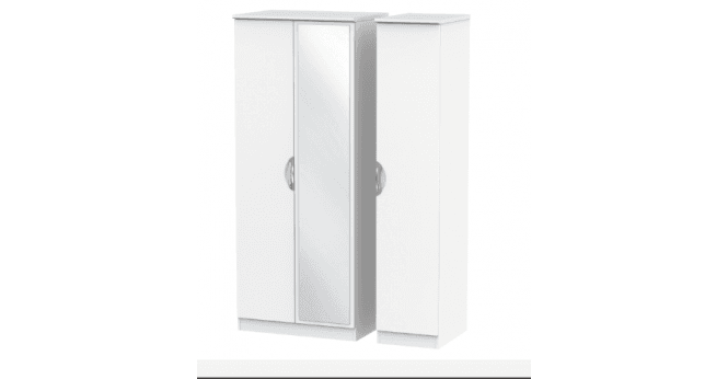 Welcome Camden Triple Mirror Wardrobe