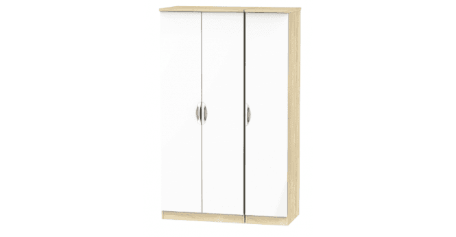 Welcome Camden Triple Plain Wardrobe