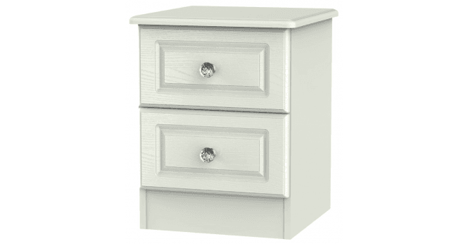 Welcome Crystal 2 Drawer Bedside Cabinet