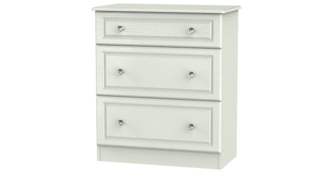 Welcome Crystal 3 Drawer Deep Chest