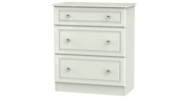 Crystal 3 Drawer Deep Chest