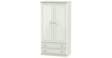 Crystal 3ft 2 Drawer Wardrobe