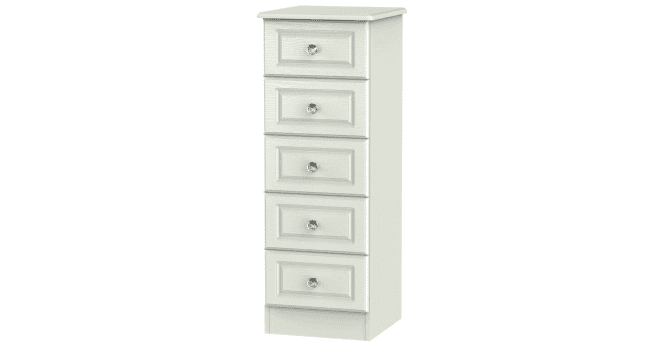 Welcome Crystal 5 Drawer Bedside Cabinet