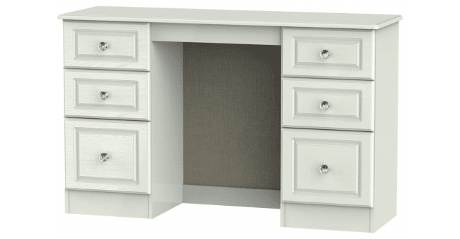Welcome Crystal  Double Pedestal Dressing Table
