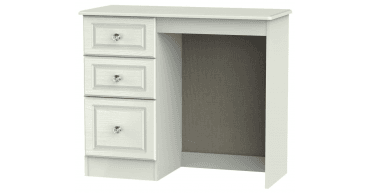 Crystal Single Pedestal Dressing Table