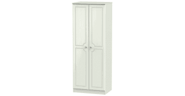 Crystal Tall 2ft6in Double Hanging Wardrobe