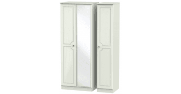 Crystal Tall Triple Mirror Wardrobe