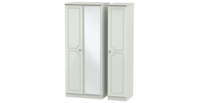 Welcome Crystal Triple Mirror Wardrobe