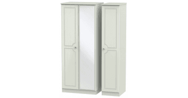 Crystal Triple Mirror Wardrobe