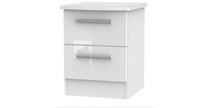 Welcome Knightsbridge 2 Drawer Bedside Cabinet