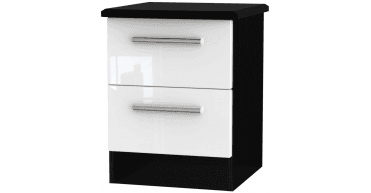 Knightsbridge 2 Drawer Bedside Cabinet