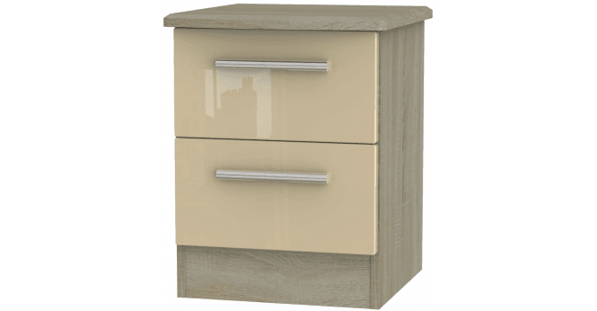 Welcome Knightsbridge 2 Drawer Bedside Cabinet