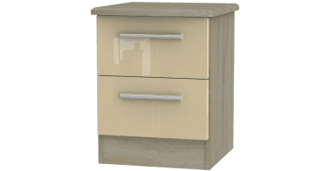 Knightsbridge 2 Drawer Bedside Cabinet