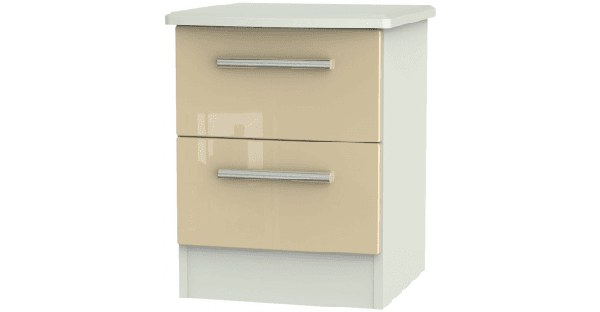Welcome Knightsbridge 2 Drawer Bedside Cabinet