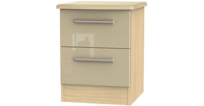 Welcome Knightsbridge 2 Drawer Bedside Cabinet