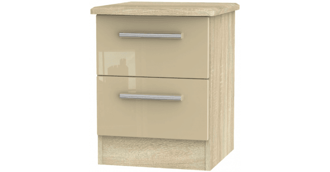 Welcome Knightsbridge 2 Drawer Bedside Cabinet