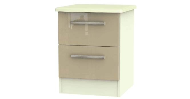 Welcome Knightsbridge 2 Drawer Bedside Cabinet