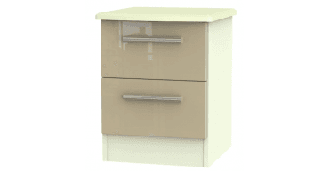 Knightsbridge 2 Drawer Bedside Cabinet