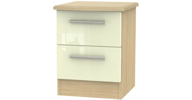 Welcome Knightsbridge 2 Drawer Bedside Cabinet