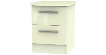 Knightsbridge 2 Drawer Bedside Cabinet