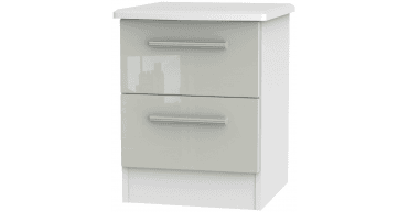 Knightsbridge 2 Drawer Bedside Cabinet