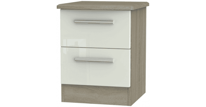 Welcome Knightsbridge 2 Drawer Bedside Cabinet