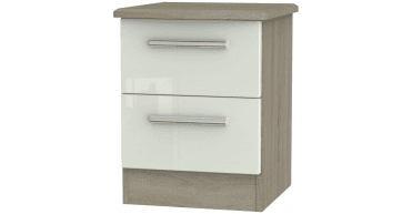 Knightsbridge 2 Drawer Bedside Cabinet
