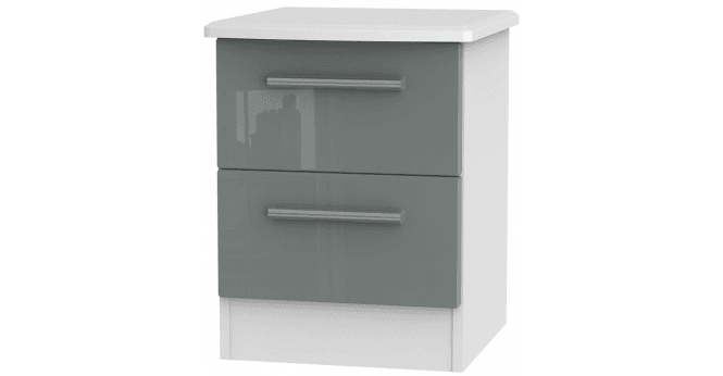 Welcome Knightsbridge 2 Drawer Bedside Cabinet
