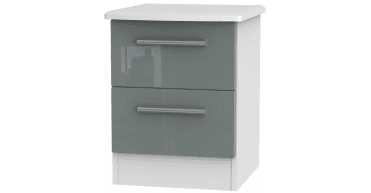Knightsbridge 2 Drawer Bedside Cabinet
