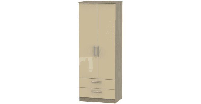 Welcome Knightsbridge 2ft6in 2 Drawer Wardrobe