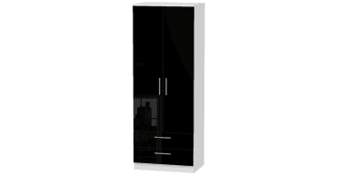Knightsbridge 2ft6in 2 Drawer Wardrobe