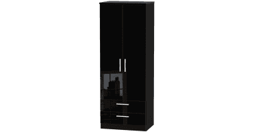 Knightsbridge 2ft6in 2 Drawer Wardrobe