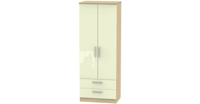 Welcome Knightsbridge 2ft6in 2 Drawer Wardrobe